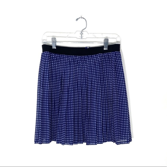 Armani Exchange Dresses & Skirts - Armani Exchange Window Pane Blue Skirt NWT S